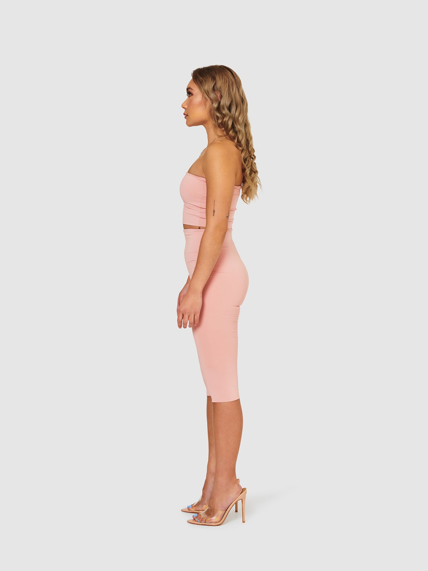 The Bettina Crop Leggings - Pink Amethyst