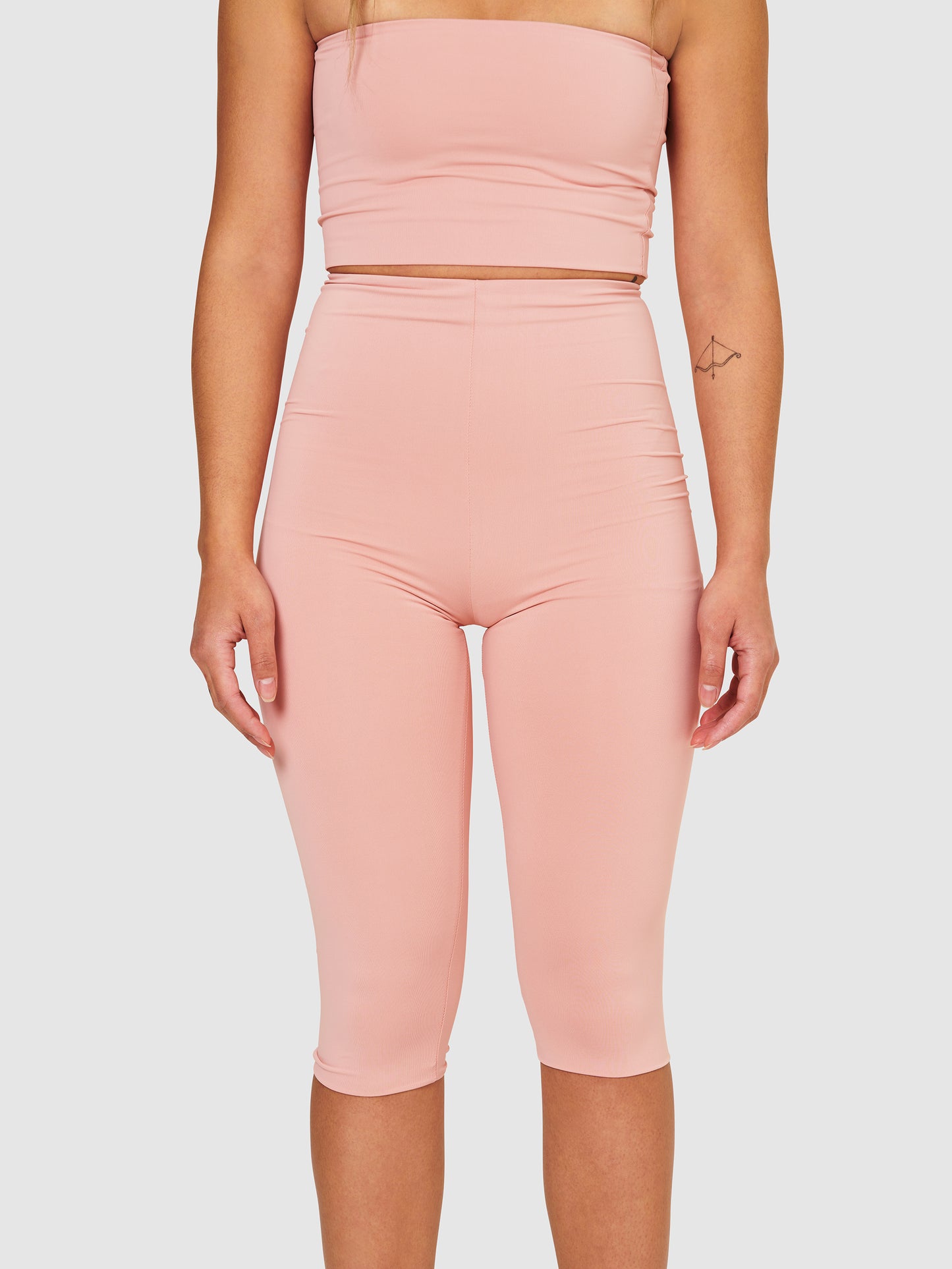 The Bettina Crop Leggings - Pink Amethyst