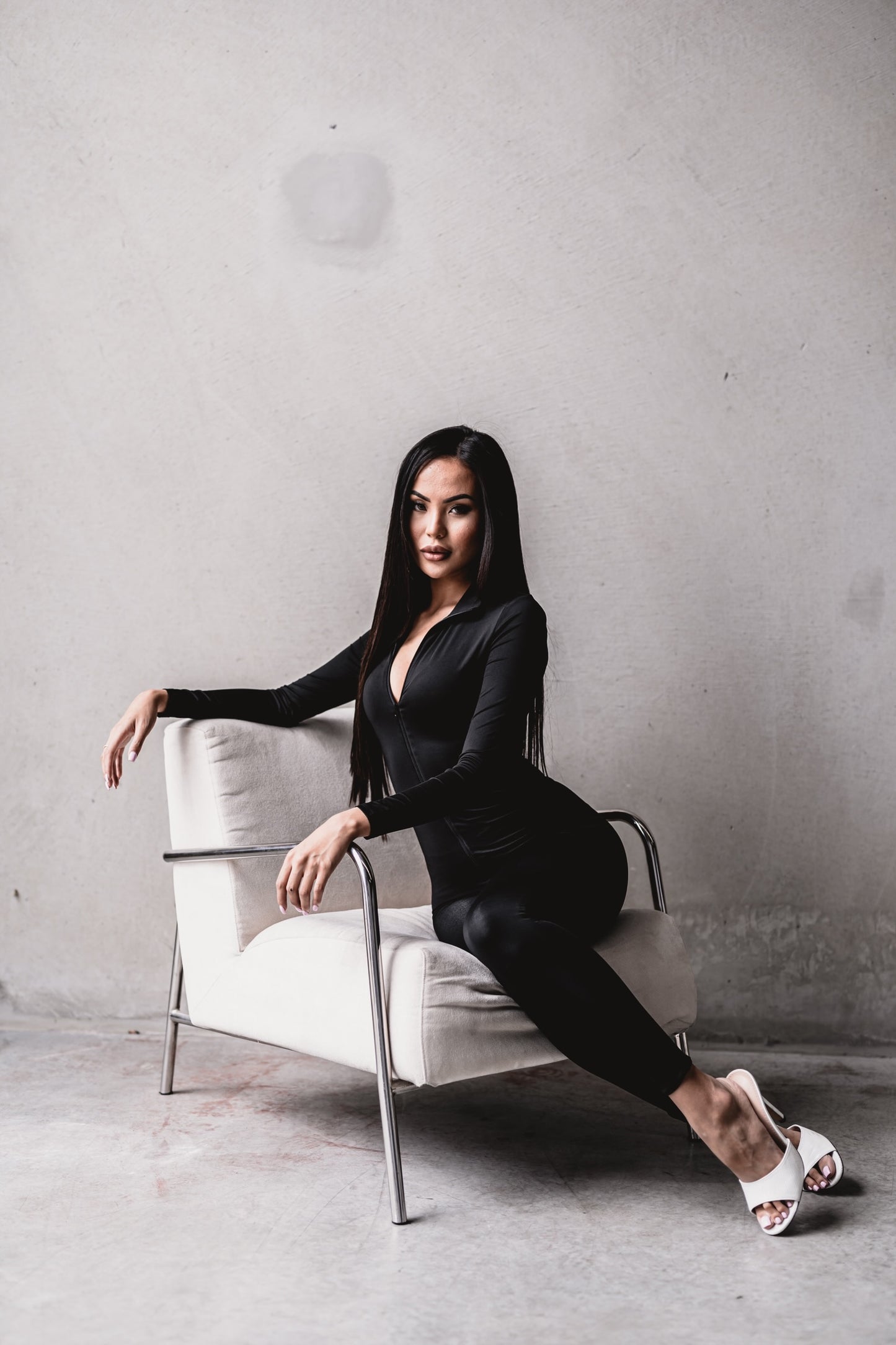 The Elle Jumpsuit - Black Liquorice