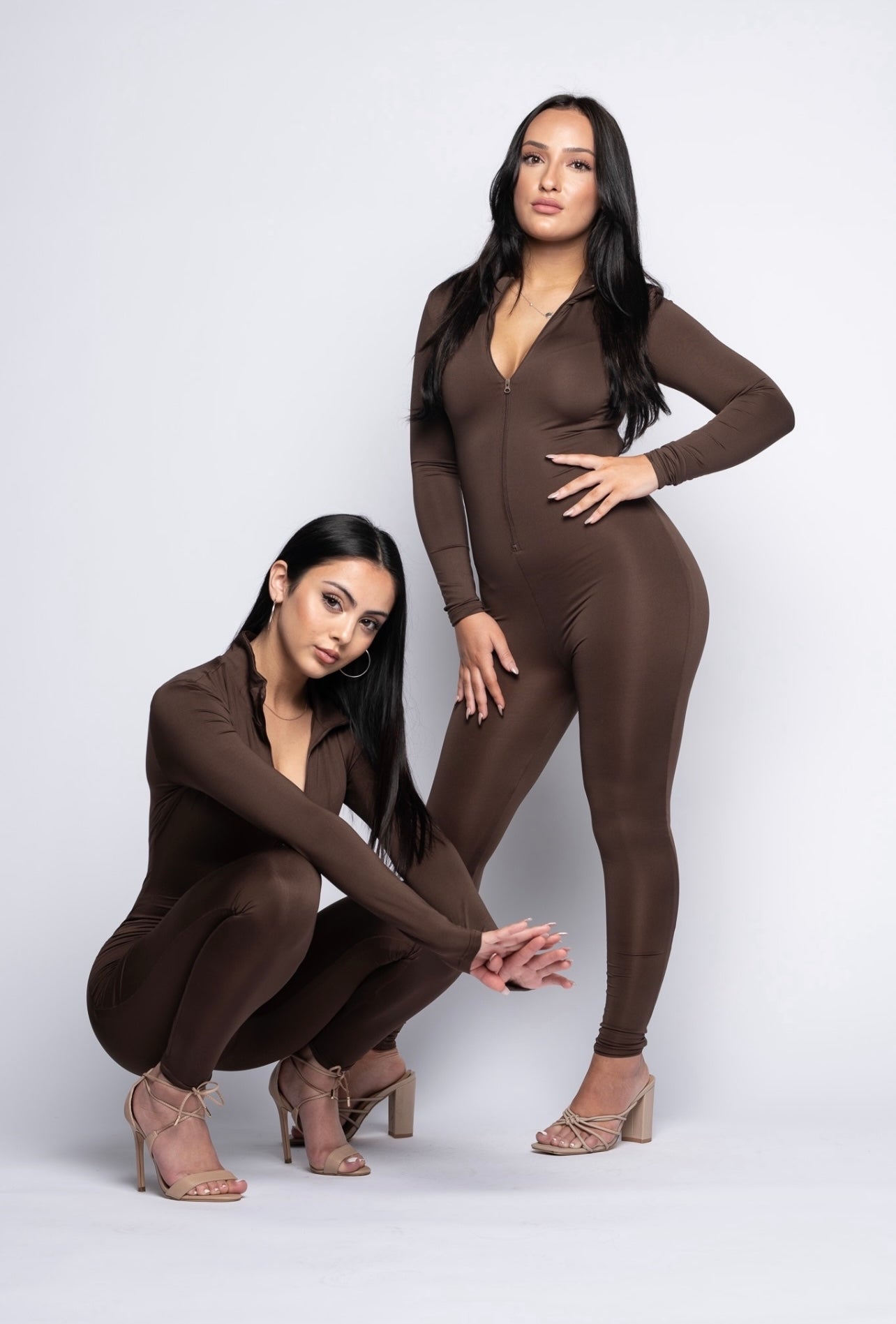 The Elle Jumpsuit - Hazelnut Latte