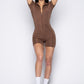 The Billie Romper - Honey Bear
