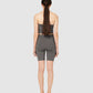 The Zara High Waisted Bike Shorts - Shark Grey