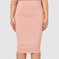 The Rose High Waisted Midi Skirt - Pink Amethyst