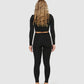 The Lauren High Waisted Leggings - Black Liquorice