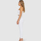 The Lauren High Waisted Leggings - White Dove
